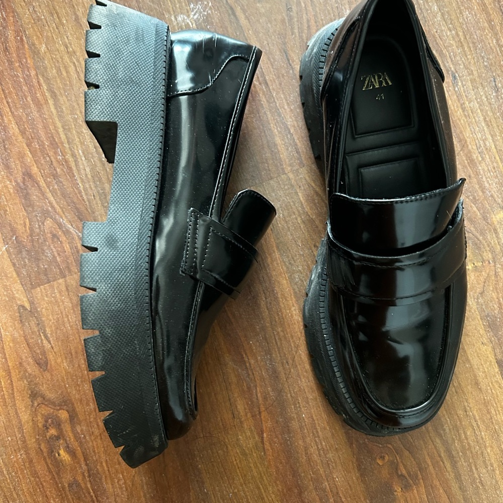 ZARA Lug Sole Loafers - size 41 - Picture 5 of 5